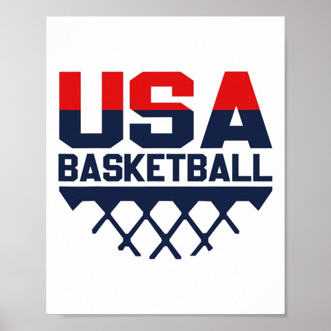 Affiche Équipe USA Sports Basket  (Devant)