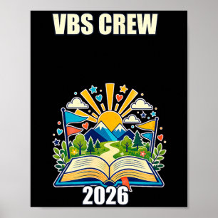 Affiche Équipe Vbs 2026 camp d'été