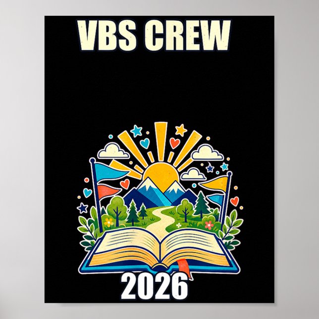 Affiche Équipe Vbs 2026 camp d'été  (Devant)