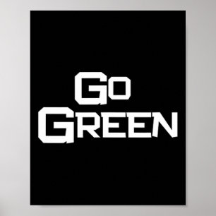 Affiche Équipe verte Esprit d'équipe Équipement Guerre des