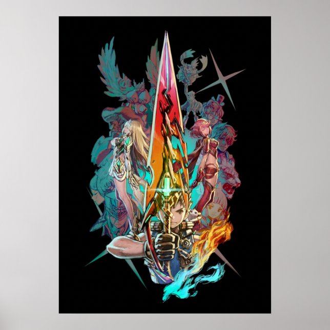 Affiche Équipe Xenoblade Chronicles™ 2 (Devant)
