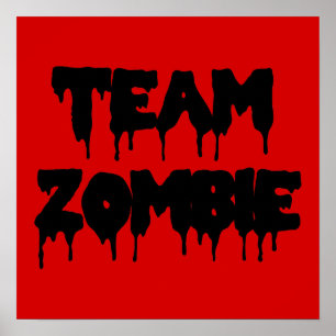 Affiche Équipe Zombie