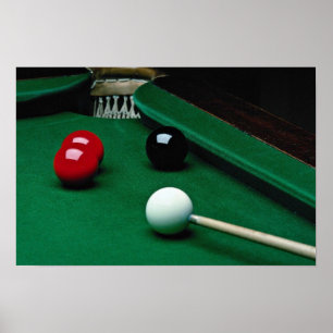 Affiche Équipement de billard