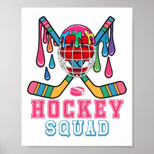 Affiche Équipements d'équipe de hockey Costume de joueur C