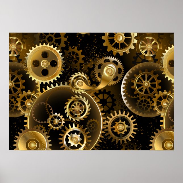 Affiche Équipements en laiton sans vapeur (Devant)