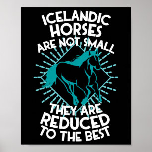 Affiche Équitation - Chevaux d'équitation Chevaux d'Island