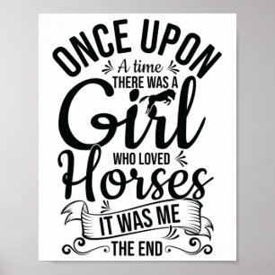 Affiche équitation fille drôle cheval fille équitation équ