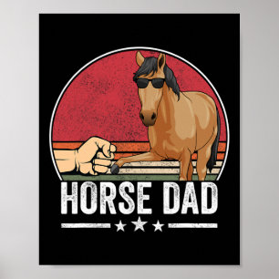 Affiche Équitation Propriétaire de l'équitation tenue Eque