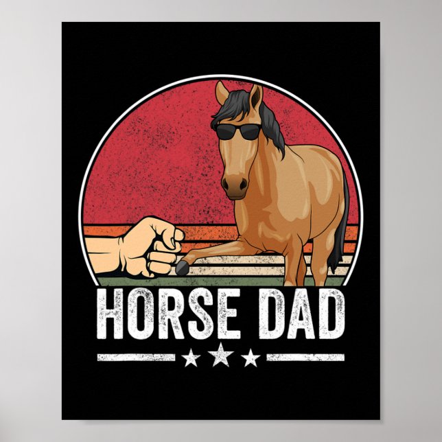 Affiche Équitation Propriétaire de l'équitation tenue Eque (Devant)