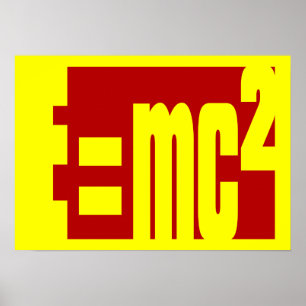 Affiche Équivalence énergétique de masse