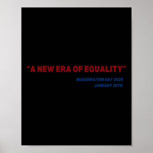 Affiche Era Equality Kamala Harris 2024 Jour d'investiture