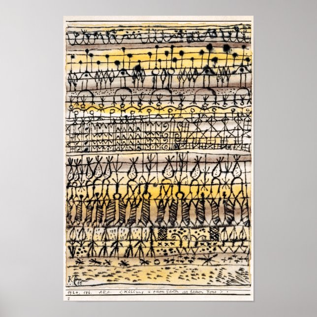 Affiche ERA Refroidissement dans un jardin de zone chaude  (Devant)