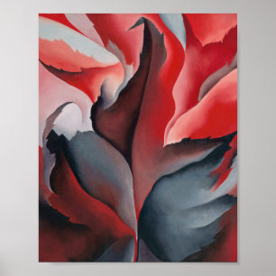 Affiche Érable rouge au lac George Georgia O'Keeffe