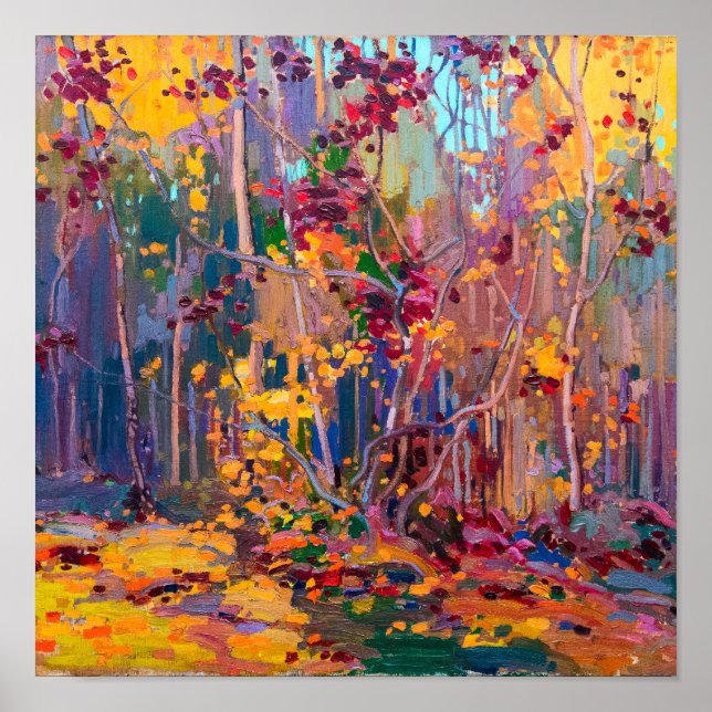 Affiche Érables d'octobre | Tom Thomson | (Devant)
