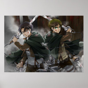 Affiche Eren et Levi
