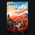Affiche Erevan Arménie Travel Art Vintage<br><div class="desc">Erevan design de voyage vectoriel rétro. Erevan,  la capitale de l'Arménie,  est marquée par une grande architecture de l'ère soviétique.</div>