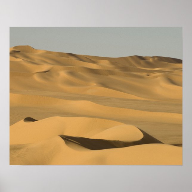 Affiche Erg Awbari, désert du Sahara, Fezzan, Libye. (Devant)