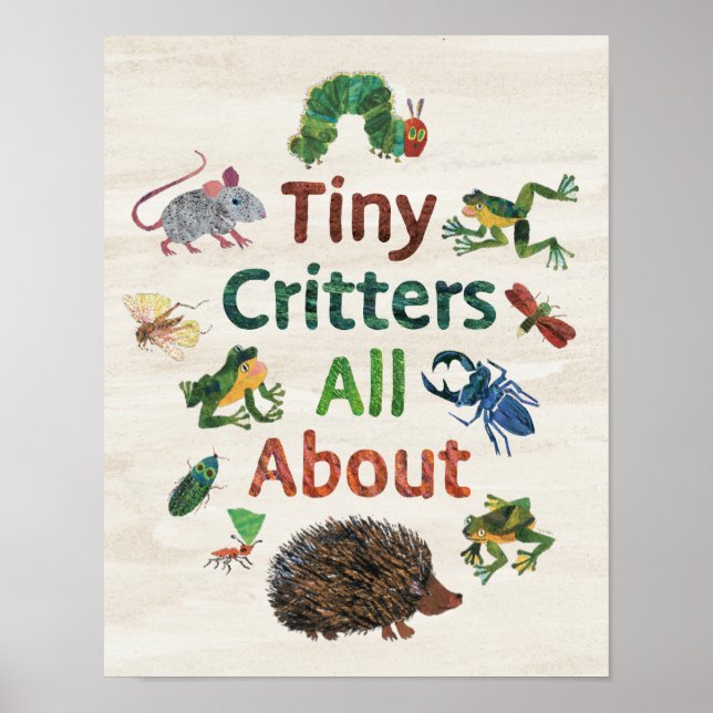 Affiche Eric Carle | Petits critères Tout sur (Devant)