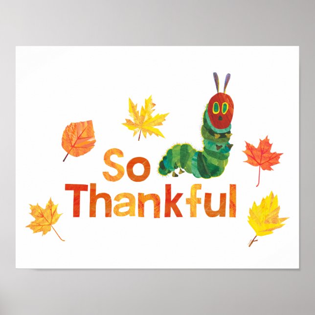 Affiche Eric Carle | So Thankar Caterpillar (Devant)