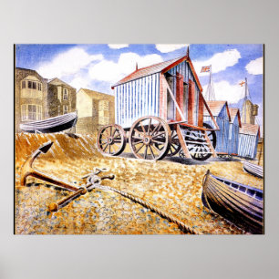 Affiche Eric Ravilious - Adelburgh