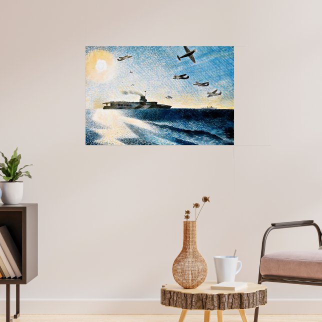 Affiche Eric Ravilious - HMS Glorious dans l'Arctique (Salon 3)