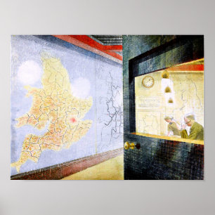 Affiche Eric Ravilit, Wall Maps