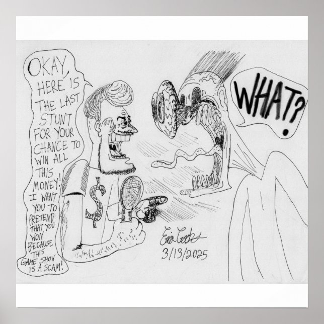 Affiche Erica Crooks Comics : Game Show scam (Devant)