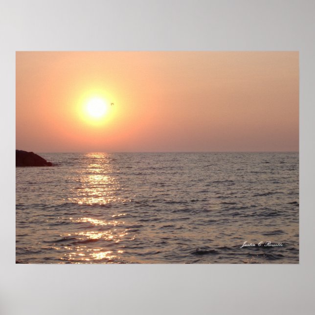 Affiche Erie PA Sunset (Devant)