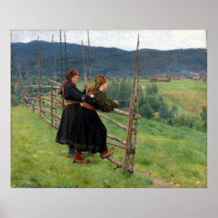 Affiche Erik Werenskiold septembre