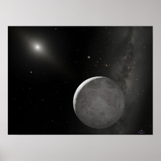 Affiche Eris (Xena) et sa dysnomie lune