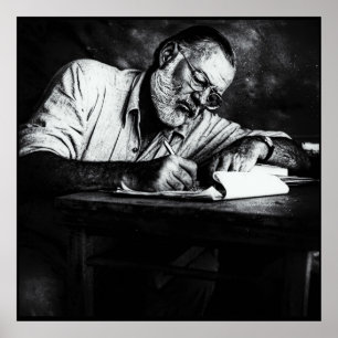 Affiche Ernest Hemingway au Kenya