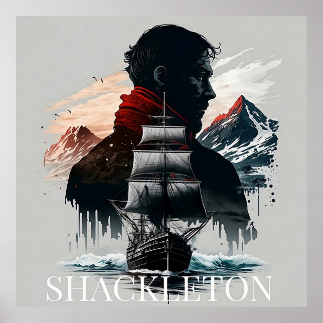 Affiche Ernest Shackleton (Devant)