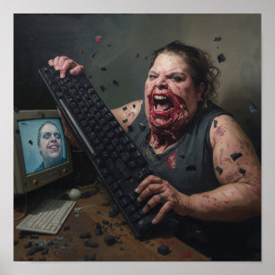 Affiche Erreur de Rage : Défaillance du Système - Ctrl Alt