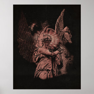 Affiche Erreur divine - Techno-Goth Streetwear Design