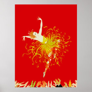 Affiche Erté - Applaudissements