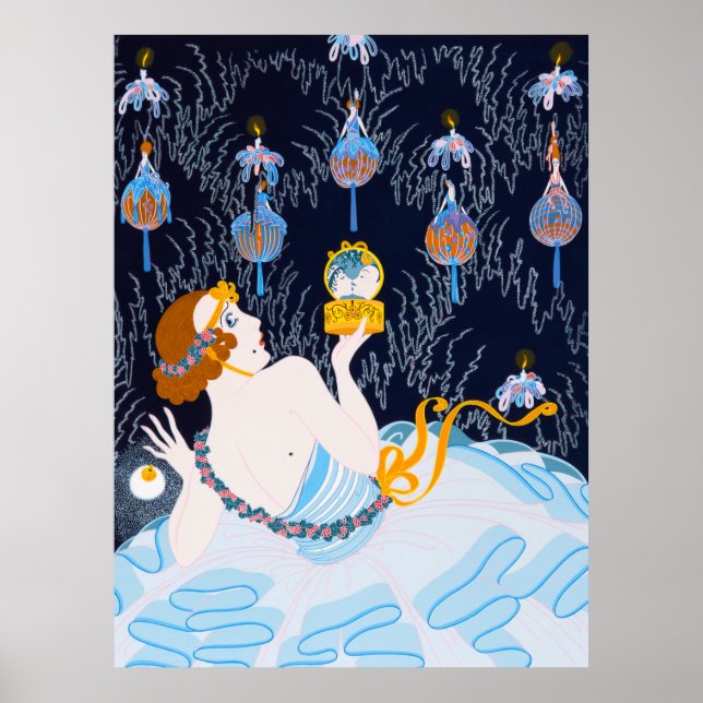 Affiche Erté - Baisers volés (Devant)