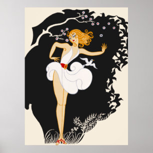 Affiche Erté - Charnos