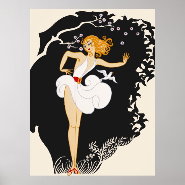 Affiche Erté - Charnos (Devant)