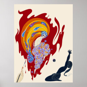 Affiche Erté - Conte Oriental