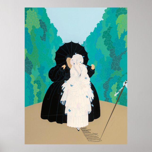 Affiche Erté - Debutante (Devant)