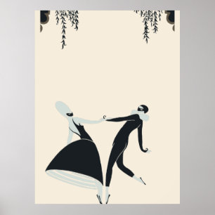Affiche Erté - Figures Dancing