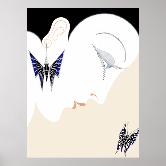 Affiche Erté - Harper's Bazaar, mai 1928 (Devant)