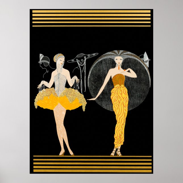 Affiche Erté - Jour du matin (Devant)