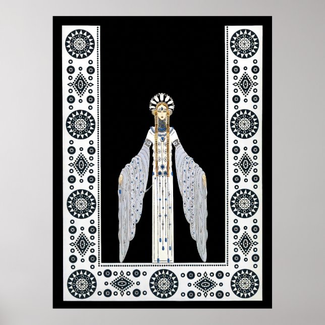 Affiche Erté - La Suite Bijouterie, Byzantine (Devant)