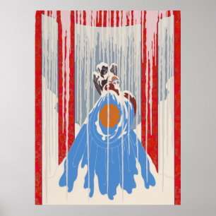 Affiche Erté - Le captif de l'amour