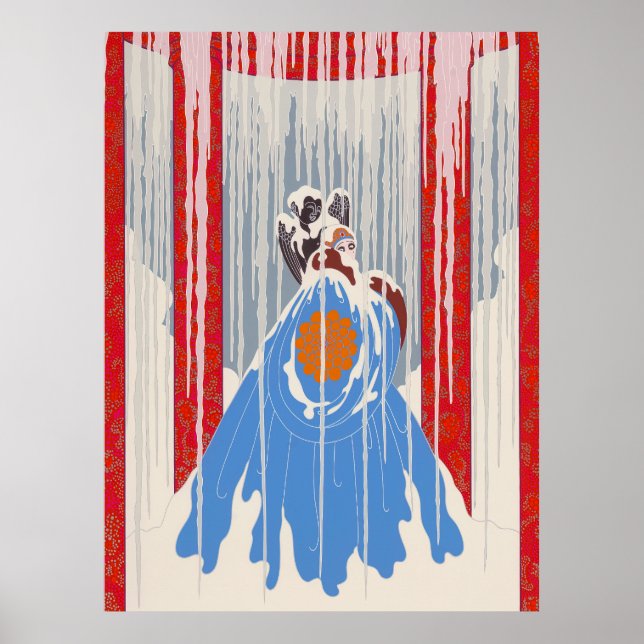 Affiche Erté - Le captif de l'amour (Devant)