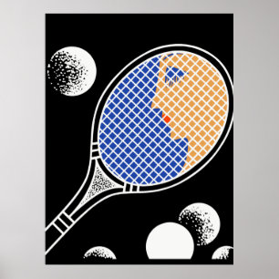 Affiche Erté - Love and Tennis Suite, Tennis
