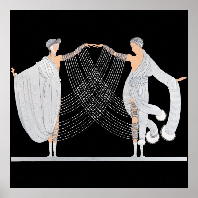 Affiche Erté - Love & Passion Suite, Mariage Danse (Devant)