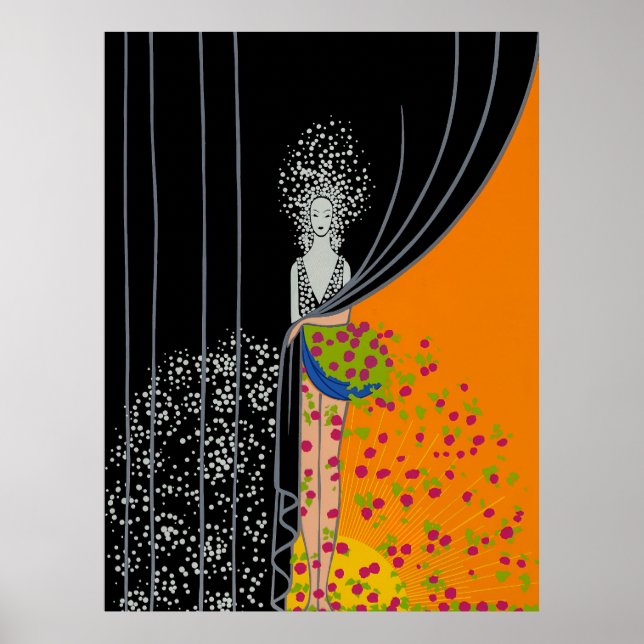 Affiche Erté - Printemps (Devant)