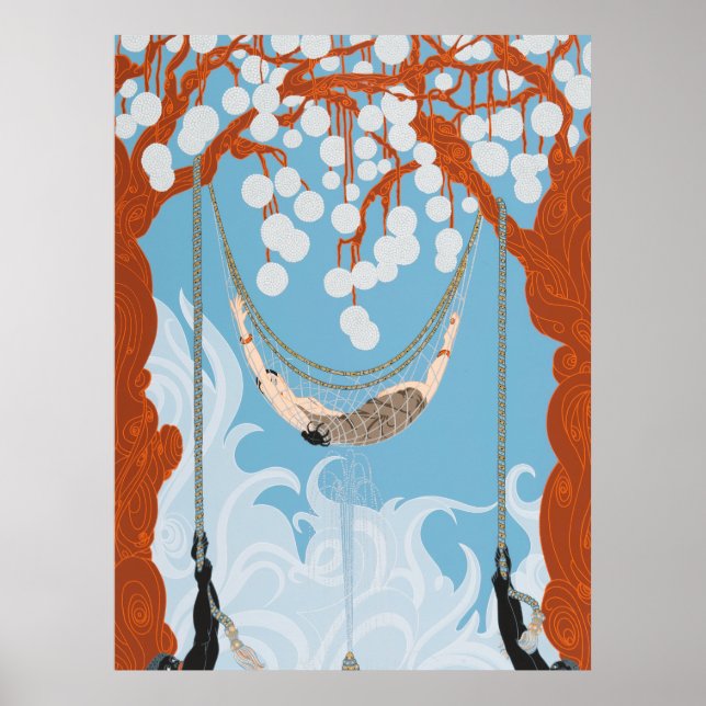 Affiche Erté - Spider Web, 1980 (Devant)